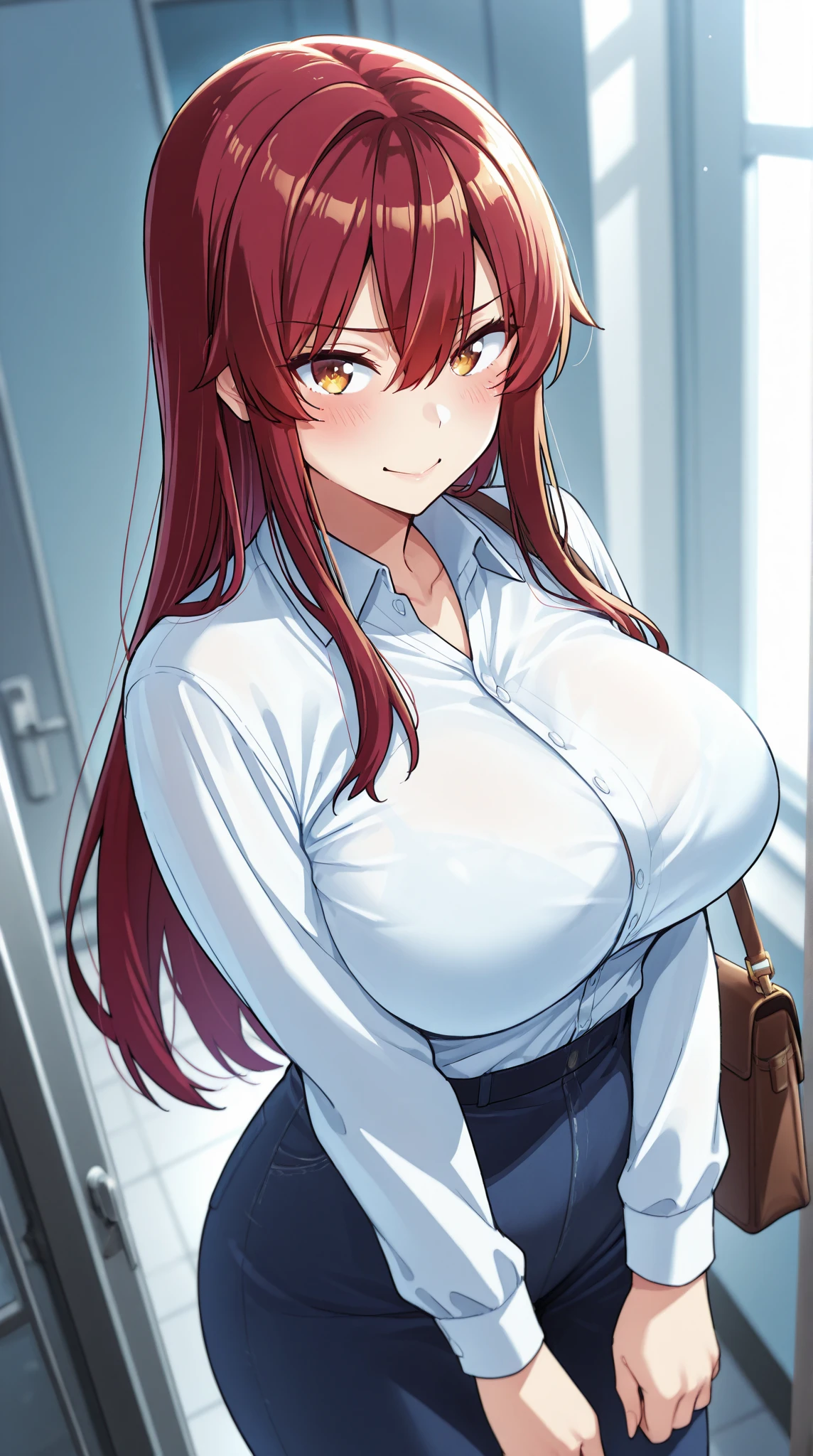 ((best quality)),((highly detailed)),masterpiece,absurdres,detailed face,beautiful face,(detailed eyes, deep eyes),1girl,  Tomo, , solo, stylish long blond wavy hair, red eyes, short skirt , sky, day, cloud, pleated skirt, leopard print panty, outdoors, shirt button up cleavage, looking at viewer, open clothes, standing, white shirt unbotten cleavage, Gyaru, Big breast, tanned skin, Glossy lips, a lot of earpierce, Necklace,Bracelet, Half eyes expression, Smirk, (((Tanned skin))),((Blond colored hair)),1girl,Solo,(Blond hair),Spouty mouth,Big hair,Heart shaped emotion,Seductive expression,flirty pose,Soft expression,Thick lips,colored Long nail,partial red and blond Hair,Stylish long wavy hair
