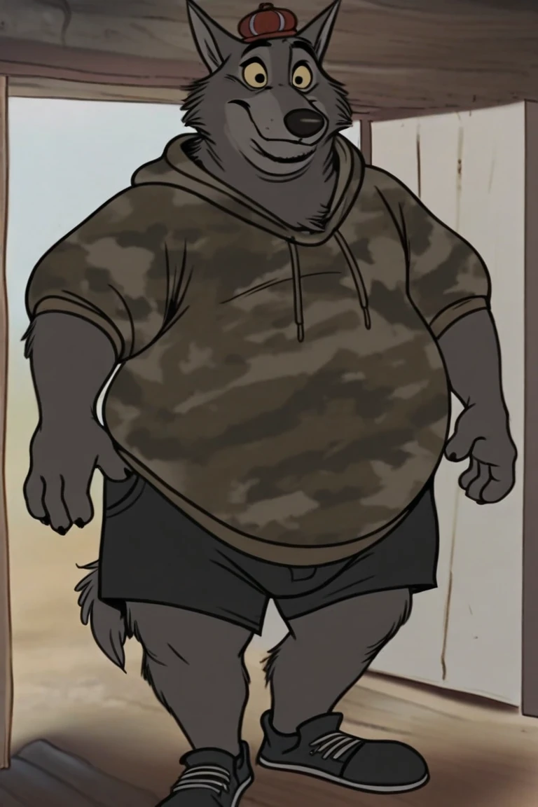 close up drawing of bburg_teddy wearing torn leather jerkin, scarred and scratched, cave ceiling in background, dark, shadow creatures in background, dark, ominous, cave
 <lora:BobsBurgers_LoRA:0.8>