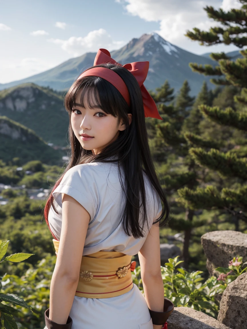 Archer、Fantasy、girl、mini skirt、hunter、Bow and Arrow、Huge Weapons、Battle Axe、Panties、Dragon Quest、Monk、Martial Artist