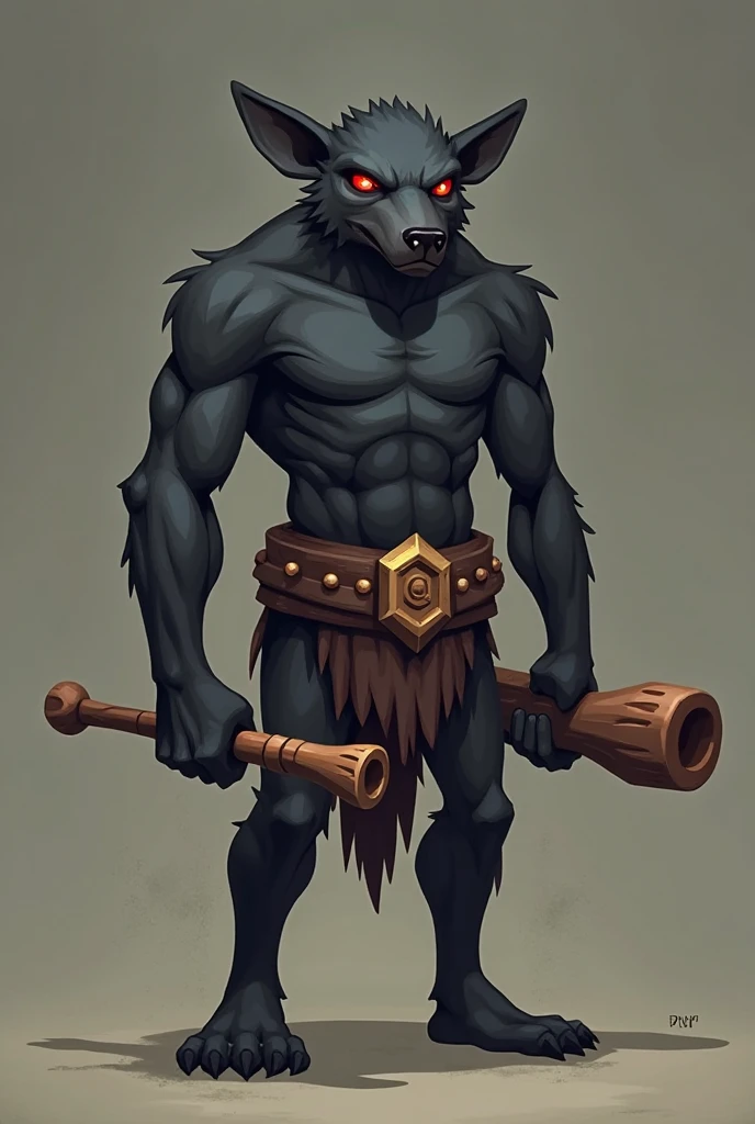 deathwolf, holding sickle weapons, bulge, BREAK,