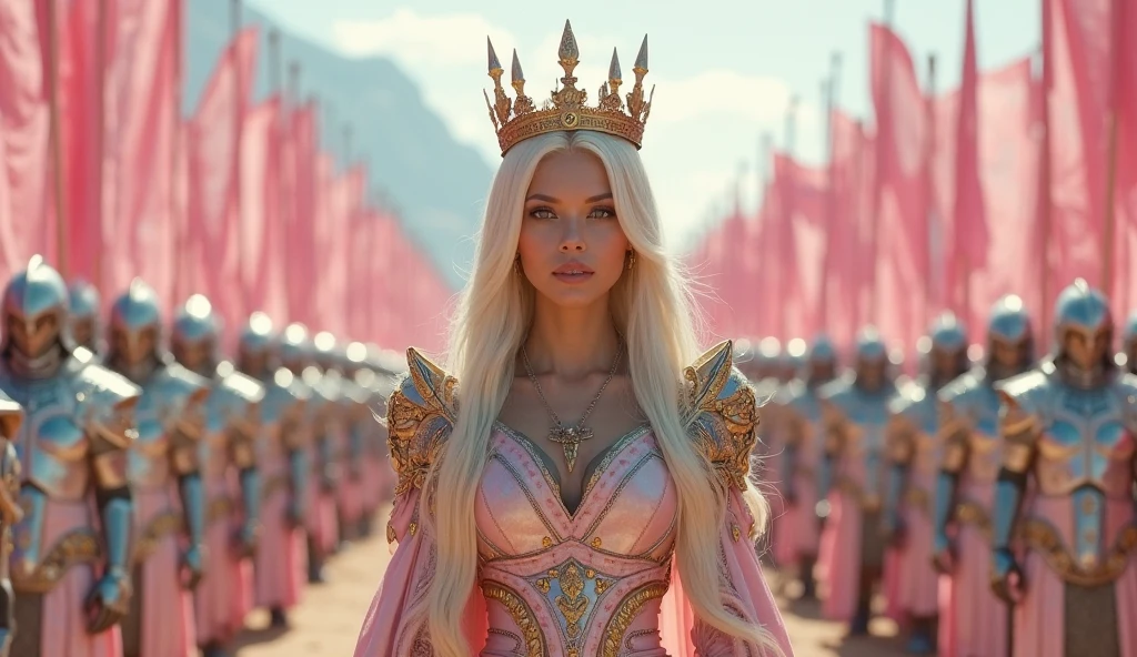 Make an elf drag queen being crowned