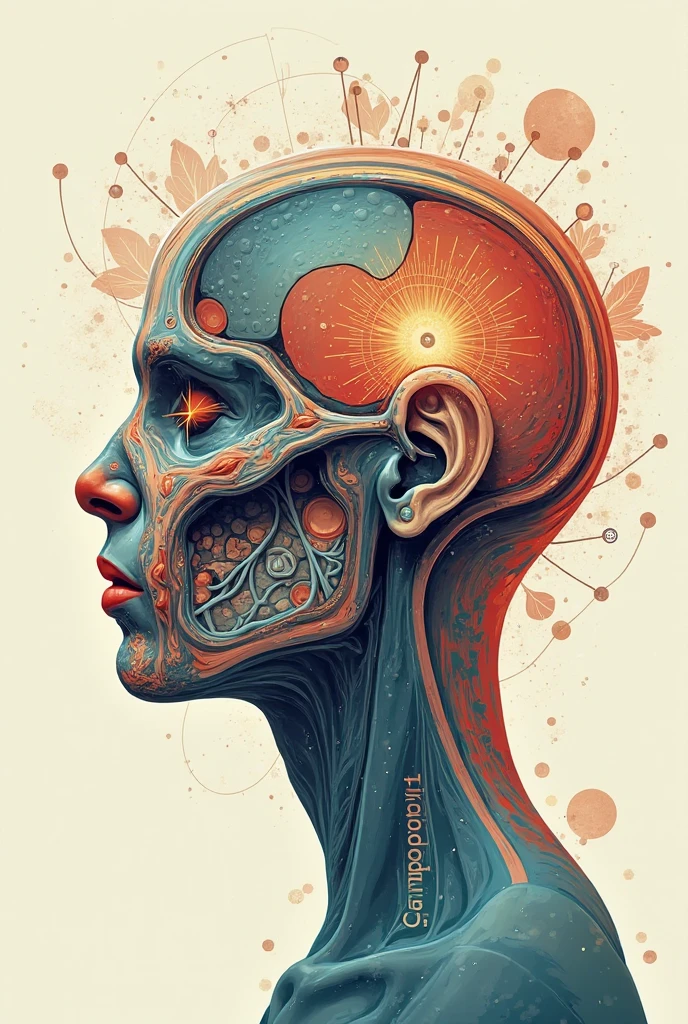 Create a design related to this trivia "humans are the only mammals that can't breathe and swallow at the same time due to the unique design of our larynx" please put the trivia in it and make it creative. 