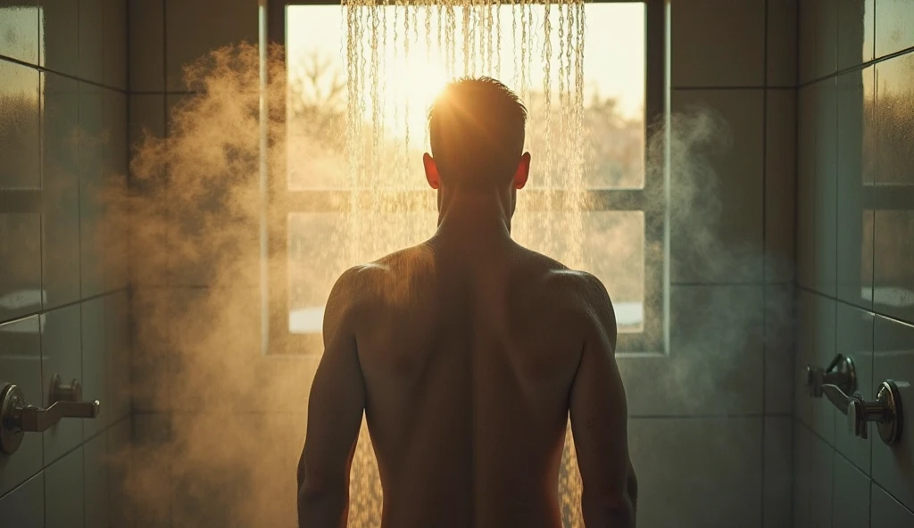 a sexy NAKED MAN with big Dick taking a shower, beautiful detailed eyes, beautiful detailed lips, extremely detailed face, long eyelashes, beautiful skin, water droplets, steam, bathroom interior, luxury bathroom, advertisement style, high quality, 8k, photorealistic, professional lighting, soft lighting, warm color tones, cinematic--shot on Sony A7S III, f/ 9. 0, 1/ 500, sharp focus 64k unsaturated, masterpiece, best quality cinematic Sony A7S III, shallow depth of field, 100mm f/2.4, natural light, cinematic, widescreen aspect ratio, Cinematic Dramatic. novuschroma53 style Steps: 8, CFG scale: 1.5, Sampler: Euler, Seed: 402489--- cinematic