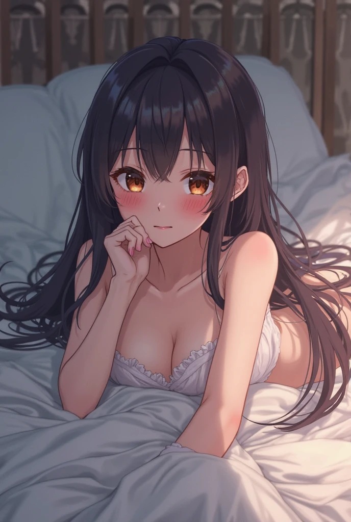 ​masterpiece, top-quality,karly, The long-haired, Cat tail, ((Perfect limbs)))), Only one girl, undergarment, all-fours, Horse Girl, brown haired, thighs thighs thighs thighs, Underbust, (top-quality, 8k, ​masterpiece, NSFW)), perfectly cute girls, Delicate and smooth skin, real looking skin, Perfect and beautiful face, Perfect and cute face, (POV POV Perspective, showing the view from above), The large, (Thin sheer underwear, wet​、beautiful nipple slips)、((nipplesout)), (((Transparent white micro bikini、String Micro Bikini、areola protruding from bra,、))、The gap between the chest and underwear、shinny skin、Beautiful waist constriction、​masterpiece、top-quality、hight resolution、独奏、Night bed、Sliding underwear、Lying down、From  above、Fold your hands over your head、Greet with a smile、a bed、disheveled transparent underwear、 Misaligned underwear、Rough breath, Sexual performance hospitality, Single girls, Unhooked underwear, breastsout, cleavage of the breast, , s lips, length hair, Opening Mouth, photot_, pink_brassiere, Are sleeping, Wet underwear, (​masterpiece), super detailing, (high detailed skin), (top-quality: 1.0), (top-quality, ​masterpiece), (Spread your legs apart)))), ((dynamicposes)), top-quality, ​masterpiece, Ulutra HD, (Girl yawning in bed), (The back of her thigh is visible)))、((POV:1.7)))、slender waist、round breast、Clearly、(((NSFW)))、hard breathing、Problem eyebrows、Upturned eyebrows、(((Fold your hands above your head))))、Black transparent panties、((((Strapless underwear))))、(((Beautiful shoulders Fully exposed shoulders)))、​masterpiece、top-quality、hight resolution、inside the house、unwear、bra very、panties on、lying on one's side、From  above、Angry、bedridden、disheveled clothes、Rough mouth、Sexual symptoms、 ​masterpiece, top-quality, hight resolution, Indoors, see -through, Slippery bra, Side Tie T-Back, New down, From  above, stretching arms up, irate, Are sleeping, disheveled underwear, Rough breath, Sex Expressions, full bodyesbian, (((Torn panties, Torn under
