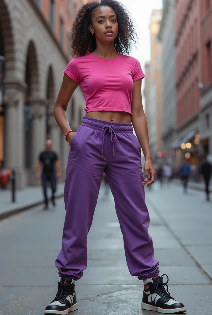 <lora:more_details:1>, tap pants, DV_Tyra_Vicious