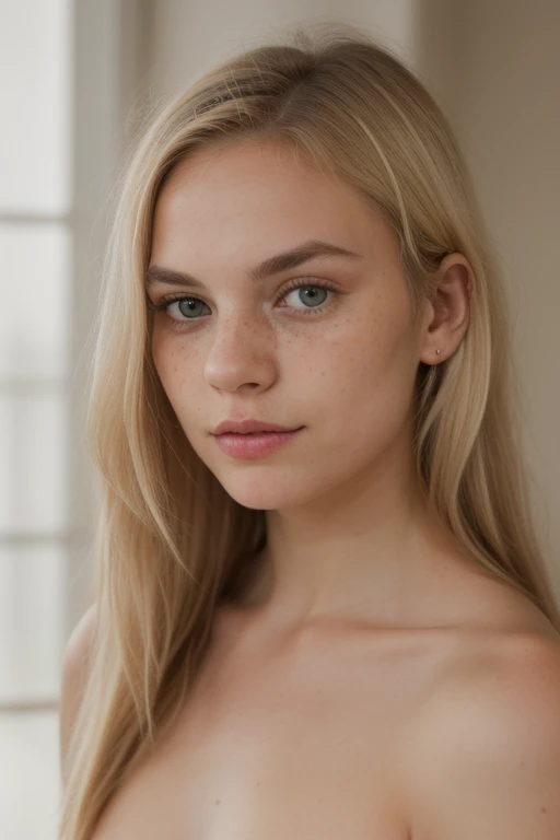 (high quality,4k,8k,highres,masterpiece:1.2), ultra-detailed, (realistic,photorealistic,photo-realistic:1.37), (((supermodel face))), NAKED,  ((super cute 18 years old)), blond girl, thin face, ((thin nose)), (dark blue eyes), vivid colors, studio lighting, sharp focus,, mysterious atmosphere, busty, , ((cum on belly ant tits))