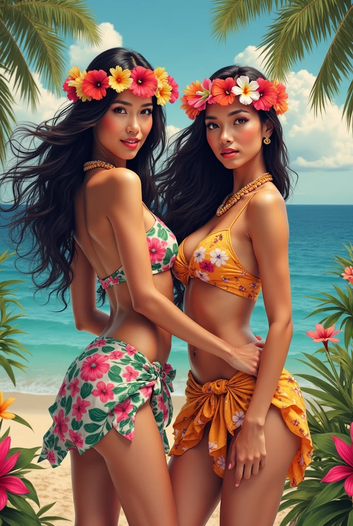 Create an animated and eye-catching advertising image for a Panamanian handmade jewelry business.