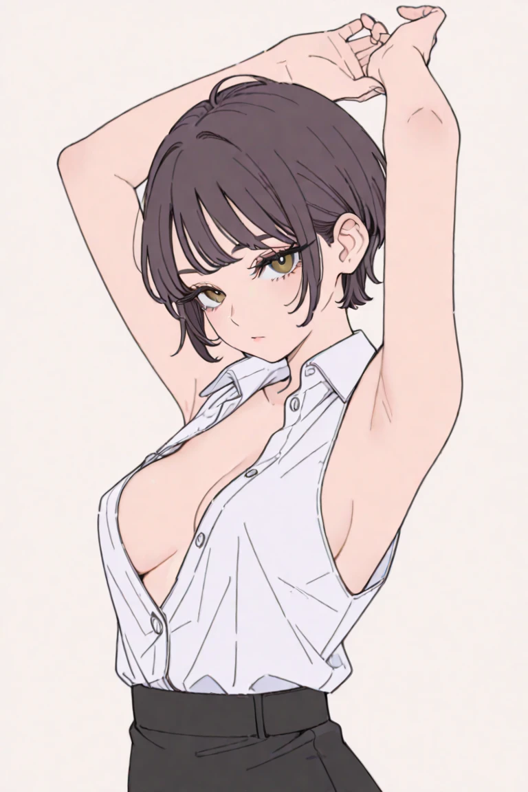 (ultra detailed,detailed face,detailed eyes,detailed skin,shiny skin:1.2),detailed background,(8k, best quality, raw photo),(masterpiece:1.4),(high resolution:1.4),nsfw, standing, dynamic pose, looking at passersby, (beautiful detailed hands:0.5), (slightly open coat front), (unfasten upper part of shirt front:1.3), (flat chest:1.3), (pokies + nipples:1.2), thighs, BREAK, (wearing dress shirts, fasten lower part of shirt front:1.75), (unbutton the middle button of shirt and pull it back:1.3), (shirt that is unbuttoned minimum in the middle and pulled back to reveal nipples:1.5), fasten most top of shirt front, BREAK, chest out, (parky flat chest:1.5), (puffy nipple:0.5), puffy areola, round areola, (paled-flat-chest:1.5), unripe-very-small-breasts, immature chest, inverted nipple erected, chest-less, black hair, exposed both nipples, detailed puffy nipple, erected puffy nipple, very-small-pale-breasts, (pale-flat-chest:1.5), pure white chest without tanning, microbikini-tanlines, micro-bikini-tan, nipples peek, nipples-out, BREAK, nipple name tag, nipple bell,