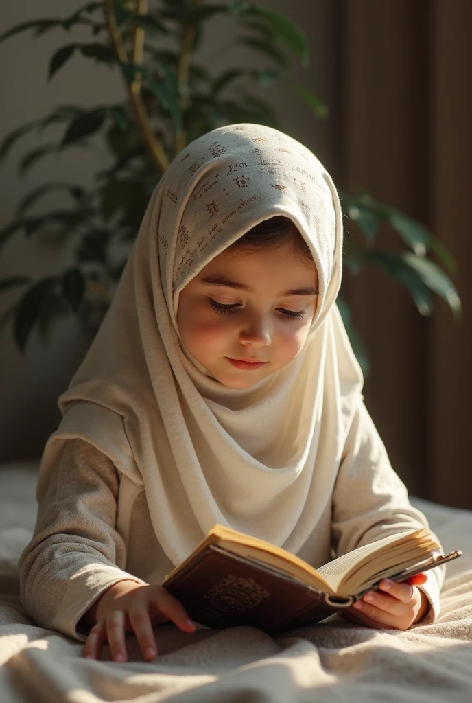 The most beautiful,thin,clever and most pretty nineteen  years old Malaysian muslimah girl wears white leopard print lycra turtleneck unitard catsuit covered with spots.She always wear leopard print cotton dancewear stretchy square hijab covered with spots.She sits on the bed and reads a lot of newspapers.
