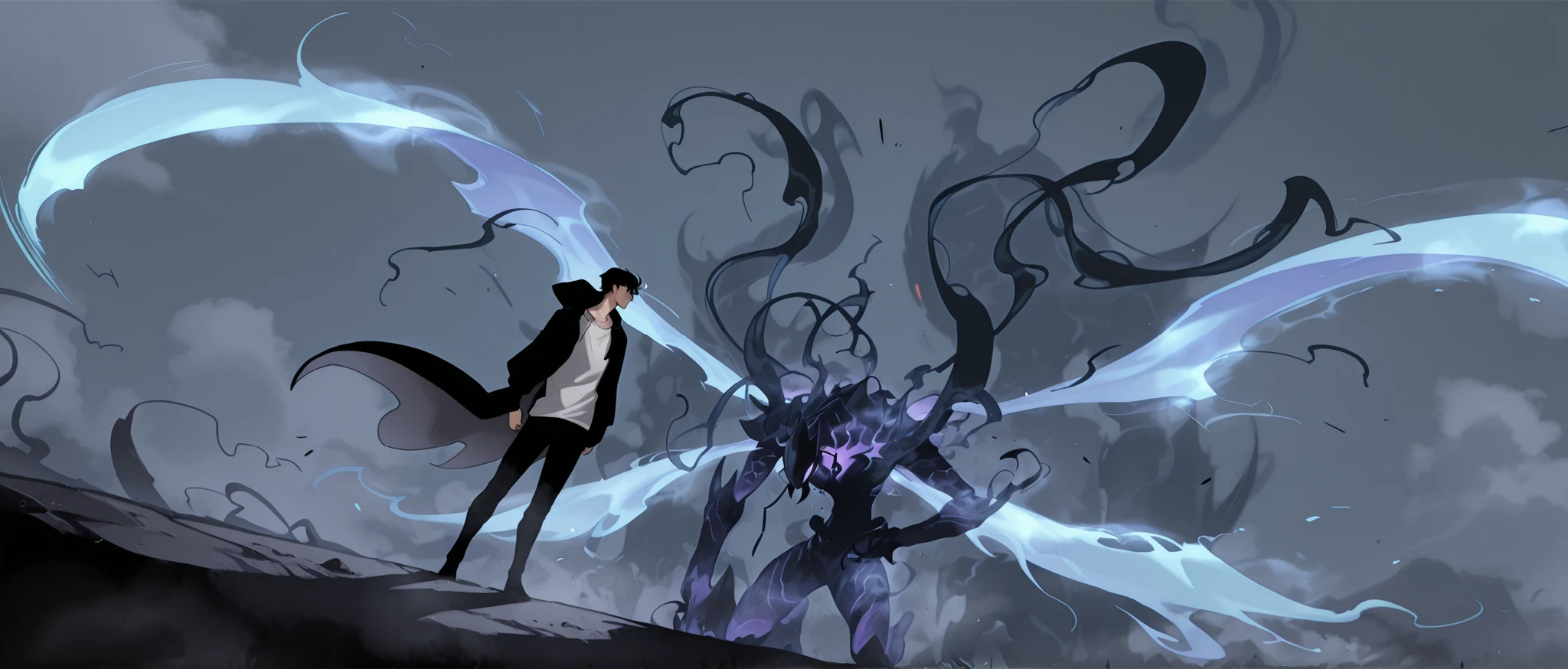 beru, color dark and light green, color green and black , three-fingered hands, affiliated claws, powerful ant with a medium-length neck , the dark power of the green of a mighty shadow of a warrior , The dark power of the green of a powerful shadow of a warrior kneels hand to his chest , He kneels before his king, a male boy