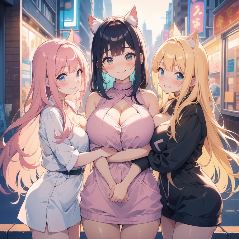 ((Two girls and a daughter、Very large breasts、 Provocative smile、Very thick thighs、Very big ass、Transparent nipples、Transparent genitals、prostitution婦、Realistic))、Public toilet in the background、,Shiny skin、Brown Skin、Scattered banknotes、((Bitch、Loli Big Tits、prostitution婦の親子、Vulgar pose、prostitution、sex slave、Transparent anus))、Butt-poking pose、Sex Appeal、Black Hair、Blonde、Pink Hair、Twin tails、Long Hair、ponytail、Alley、garden、Wide open mouth、Squat、Double Peace、((Holding banknotes、Holding a condom、A tip is given))、((Nipple piercing、Full Body Tattoo、Abortion mark、Graffiti on the body))、((Pregnant women、Distended belly))