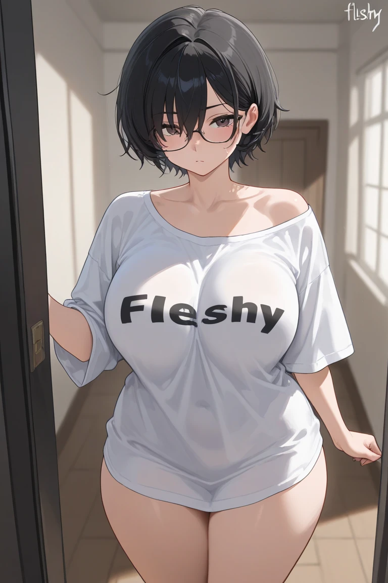 (comic cover:1.4),masterpiece, best quality,4girl,young girl, plum_pie eyes, brown, choppy bob,envious _face,shiny skin,medium breasts,nice leg line:1.3,thick thighs, thin waist,lolita_dress,red color high heels, Pathway_lined_with_blooming_cherry_blossom_trees,crowd,looking at viewer,from behind:1.3,full body, legsupsexms,