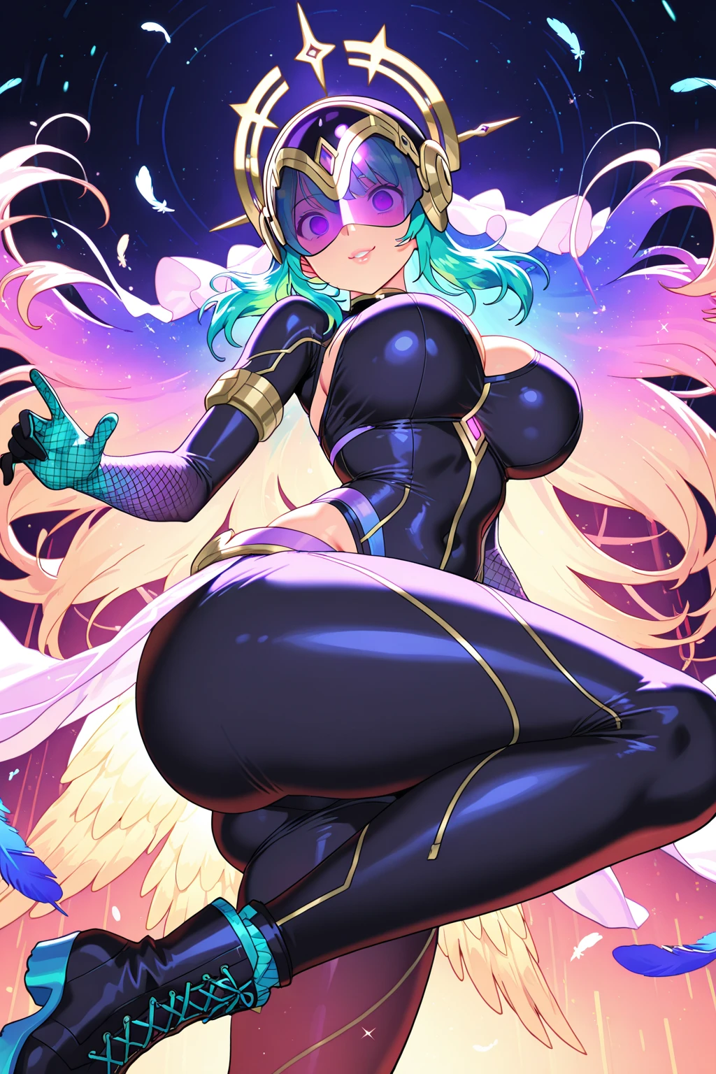 ,Sexy with bikini Costume clothes for medium muscular dark skinned woman, short white hair tied in a ponytail, Eyes red, yellow jacket, black cargo pants, drawing the race: ten mens (with enhanced characteristics Genre: Feminine woman appearance: Dark skin and medium muscular Short white hair spiked up, similar to the style "porcupine hair" eerie glowing red eyes, emanating power Wearing the black jacket characteristic of High-Level Hunters, with gold detailsTight black cargo pants, with black combat boots Accessories: black fingerless gloves, revealing sharp claw marks Magic dagger floating next to his right hand, giving off a slightly bluish aura Lips are smooth or colored, fundo preto Simpler, minimalism, monotonous, paletas de cores Simpler, to clean, sharp designs, fluid silhouettes, skirts and tight pants, high-waisted skirts and pants, vestidos Simpler, shirts and blouses, asymmetric, geometric, Elegant, luxurious materials and designs, Simpler, Minimum accessories, Fine silver or gold necklaces and rings, Simpler bangles, Differentiated designs, silhuetas Simpler, estilo Simpler e sofisticado, elegance, minimalism, high quality materials, cool and urban print, high-fashion, Simplicity and sophistication, standing alone, 1 girl, breasts big, thick-thighs, Waist slender, sweaty breasts