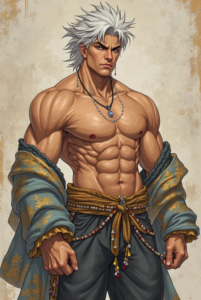 Model design，Tide play blind box，3D naked boy,GK, The whole body of the character，base，Wu Shixun，Raised sexy，coda，Handsome cybernetic boy looking at camera lingerie detailed muscular reality masterpiece，musculous