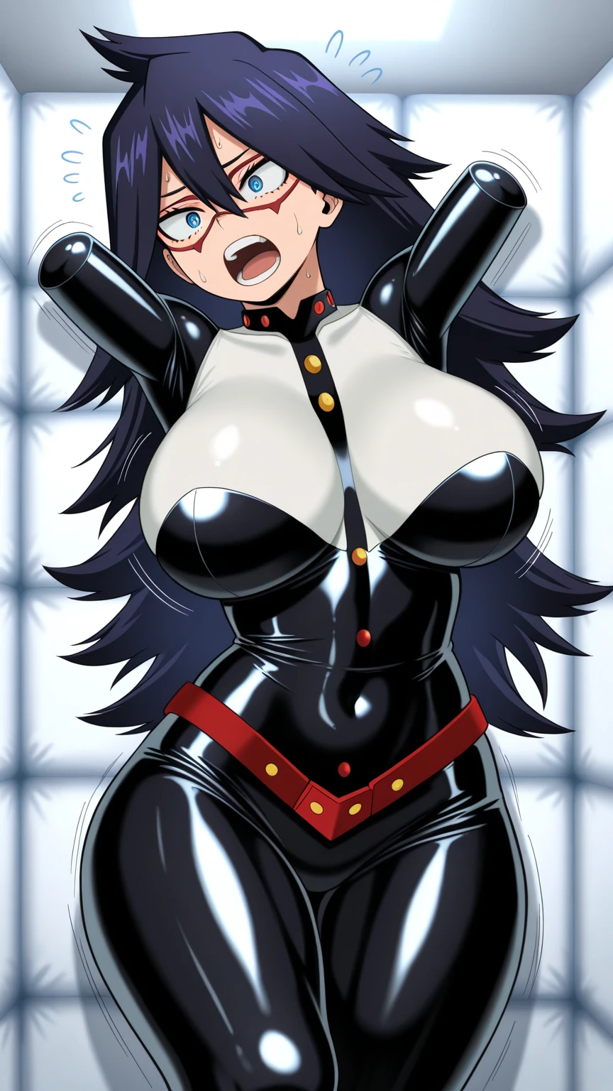 Yankee sitting、Poop sitting、(((open legs:1.4)))、(((Wide-open legsでしゃがむ)))、(((Squat with your legs spread in an M-shape)))、BDSM、Queen、mistress、(((One girl)))、solo:1.8、(((Red latex elbow gloves:1.4 )))、(((Black latex corset dress:1.4)))、(((The corset dress is decorated with beautiful lace.)))、(((Corset dress with shoulder straps)))、(((Red latex tight mini skirt:1.4)))、(((Red Thigh Boots)))、(((Black fishnet stockings:1.2 )))、(((Stiletto heels:1.4)))、(((Black latex panties)))、(((Black latex bra)))、(((Black leather collar)))、(((sexyなポーズ:1.4 )))、Wide-open legs:1.2、(((Erotic)))、(((Cowboy Shot)))、Highest quality, masterpiece, Very detailed,One Girl, ((Rose)), (vine), cage, bandage, Red rope, (Detail Light), falling Rose petals, Boa Hancock, (Browsing Caution:1.8), (masterpiece:1.5), Detailed Photos, sexy, (8K, Realistic, Highest quality: 1.4), (One Girl), Beautiful Face, (Anime realistic face), (Black Hair, Long Hair: 1.3), Beautiful Hairstyles, Realistic eyes, Beautiful details in the eyes, (Realistic Skin), Beautiful Skin, (sweater), Absurd, charm, 超High resolution, Ultra-realistic, High resolution, Golden Ratio, (Sexually excited:1.5)、shut up、Gazing at the audience、(((Sulky face:1.2)))、(((Frowning:1.2)、(((smirk)))、Cold Stare:1.2、blush:1.2、Sweating profusely