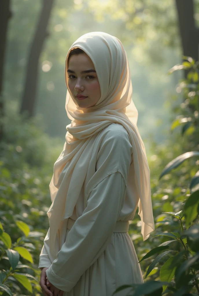 15-year old hijab girl,  highly detailed pale: 1.2), uhd, dslr, soft-lighting, high qualiy,
