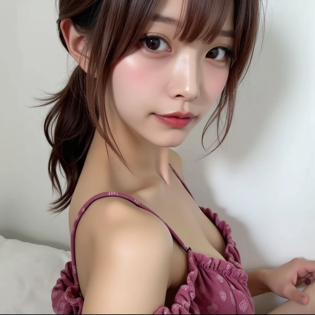 ((Best quality, 8k, Masterpiece :1.3)), Whole body, Sharp focus :1.2, A pretty woman with perfect figure :1.4, Slender abs :1.2, ((Dark brown hair, Big breasts :1.2)), body dress :1.1, (Night city view, Modern balcony :1.1), Highly detailed face and skin texture, Detailed eyes, Double eyelid, Small Bust, OL Uniform, Office Wear, white T-shirt, exposed cleavage, (Black Pantyhose), (No Panties), Interior Scene, Office