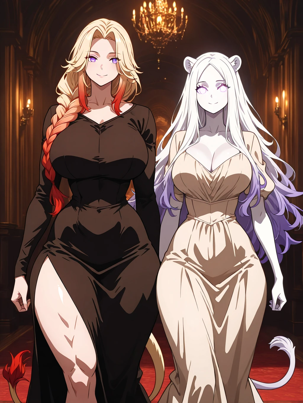 <lora:sword maiden s2-lora-nochekaiser:0.8> sword maiden, 1girl, long hair, bangs, blonde hair, blindfold, (covered eyes:1.2), black blindfold, dress, jewelry, necklace, BREAK, <lora:clonealike:0.8> clonealike, clone , 2girls, multiple girls, masterpiece, best quality, extremely detailed, highly quality, 4k, sharp focus, professional, sharp focus, award winning, cinematic lighting, octane render, unreal engine, volumetrics dtx, Wallpaper,