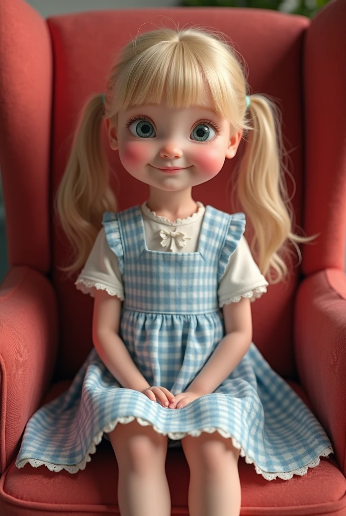 ((Ultra high quality)), ((ultra high definition)), ((ultra sharpness)), ((8K)), ((a very cute blonde baby girl)), ((1 year old)), ((alone)), ((wearing a  children's clothes)), portrait, ((ultra detailed eyes)), ((very blue eyes)), ((ultra detailed irises)), ((completely identical irises)), ((normal irises)), ((totally normal irises)), ((emphasis on irises)), ((cheerful smile)), ((in a playground))