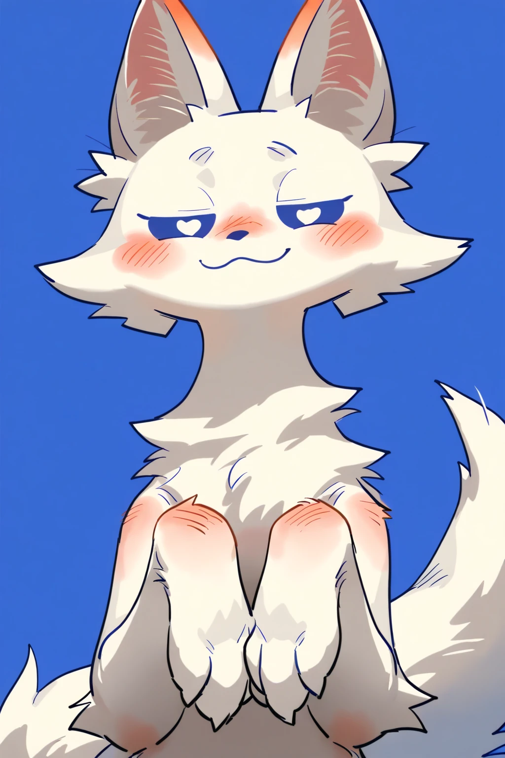 kemoshota, best quality,best resolution,(fluffy anthro furry :1.6),(young :1.6), albino white fox shota, albino whihte fur, 2boys kemoshota lovers, heavy breath, plenty drool, dynamic angle, penis, frot