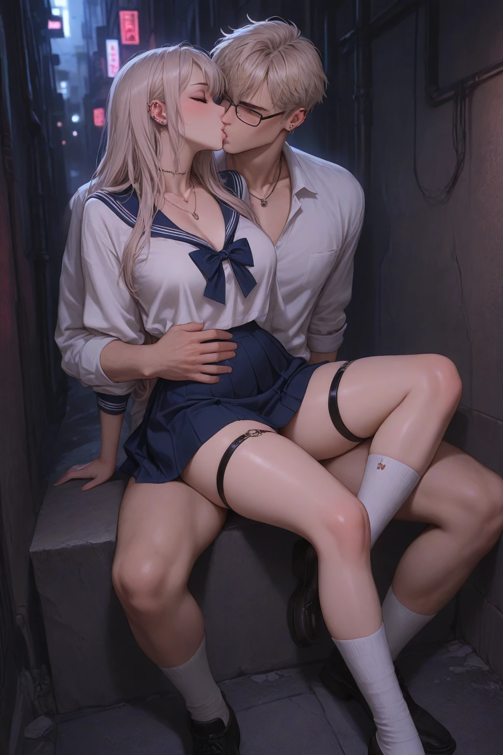 junior high school students, 2twins, silver hair, middle size. break, embarrassed, fear, confused, crying girls, naked girls. break, they are being raped, deatailed face, deatailed pussy, semen on their breasts, semen on their legs, semen in their pussy, semen in their mouth, high graphic, they are being raped now,masterpiece, best picture, clearly and deatailed face, beautiful face, two of them are doing sex, hentai, detailed porn anime, best graphic, 5P SEX, 5people sex, Anime style by bing