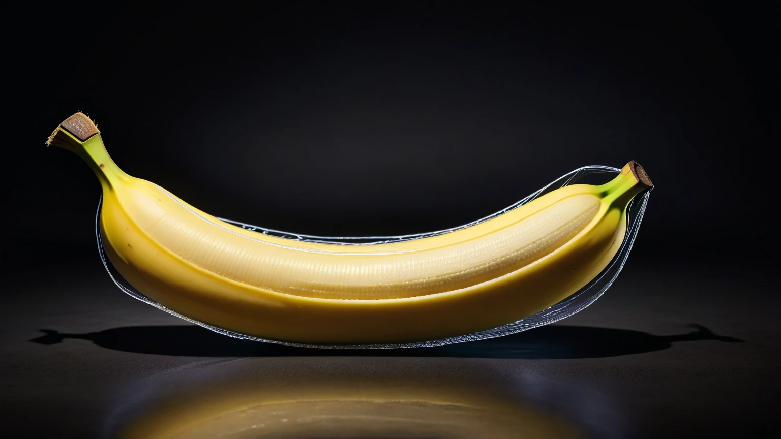 Make me a 3d picture of a girl putting a banana in her vagina