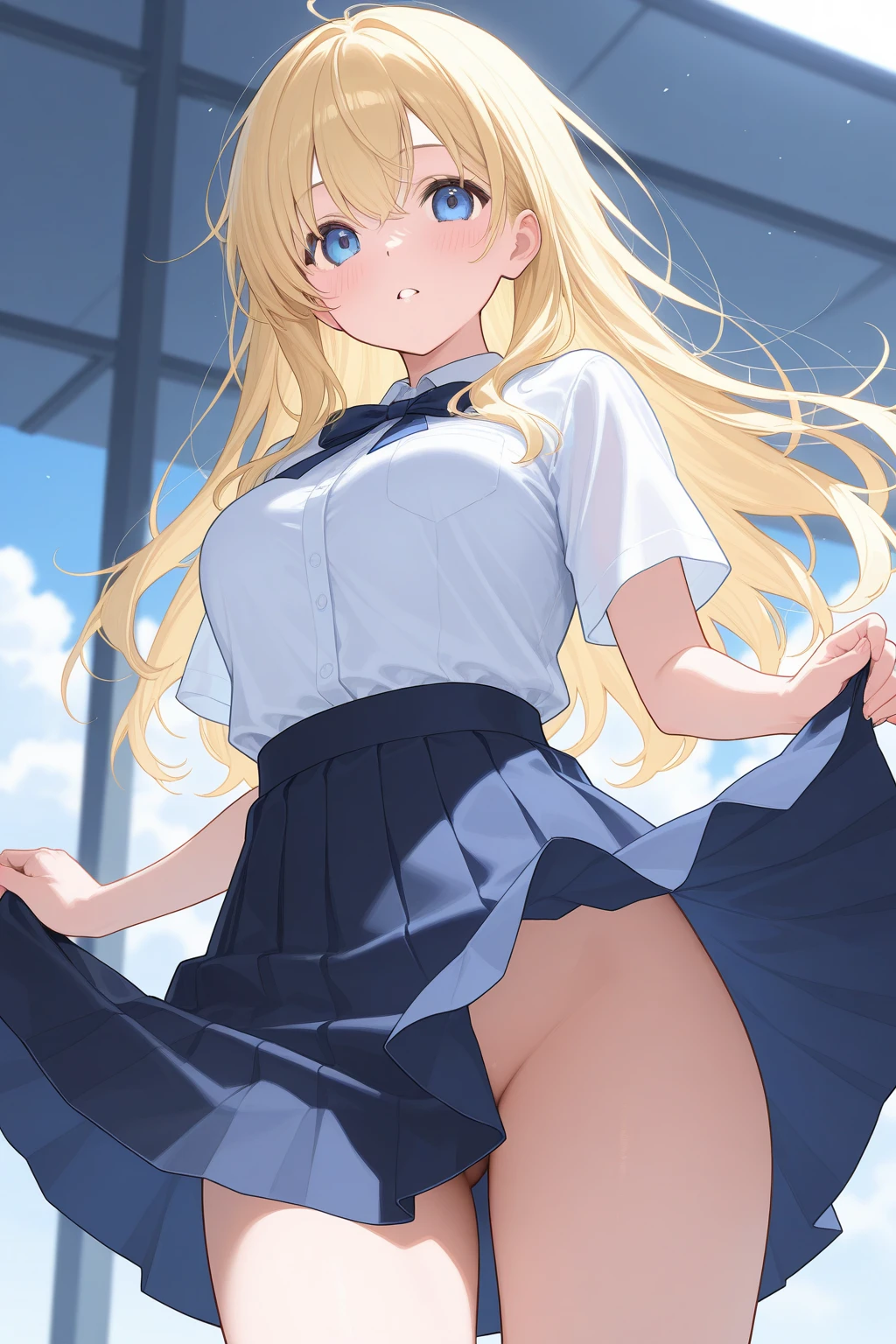 Navy blue sailor suit、