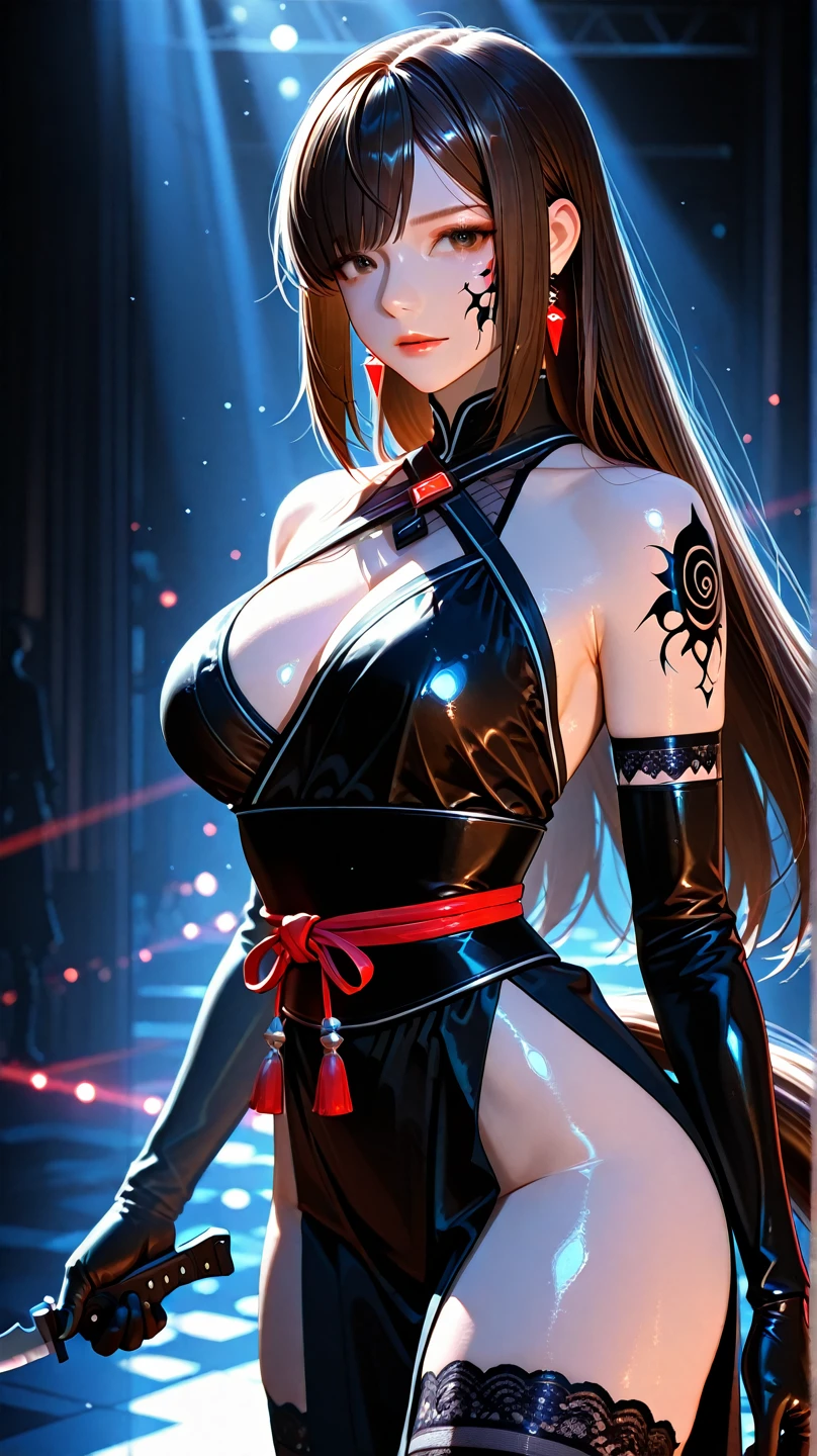 (真实感:1.4), 1female，35yo，Huge breasts， 独奏， Wearing an Iron Man uniform， Pornographic exposure，ln the forest，  She has long flowing black hair， Bare genitalia，Sateen，Bigchest， From the front side， Wet straight hair， Sweating profusely，mostly cloudy sky，（tmasterpiece），（Very detailed CG unity 8K wallpaper），best qualtiy，cinmatic lighting，detailed back ground，beatiful detailed eyes，Bright pupils，（Very fine and beautiful），（Beautiful and detailed eye description），ultra - detailed，facing at camera，A high resolution，ultra - detailed），Very long hair，standing on your feet，Emotive expressions，Open-mouthed，Chest sagging，nakeness， Expose the genitals，revealing breasts，Camel toes，with no underpants，extremely large bosom，Extremely colorful，Most detailed，fully body photo，The face is well lit，tmasterpiece，（Full body like:1.1），Busty woman，mature
