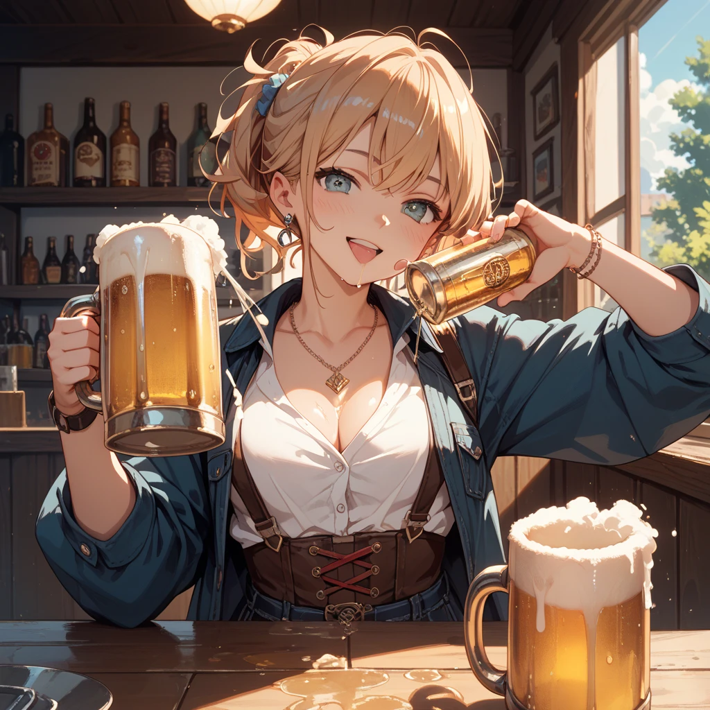 Give me an image of the Colombian liquor and some beers
