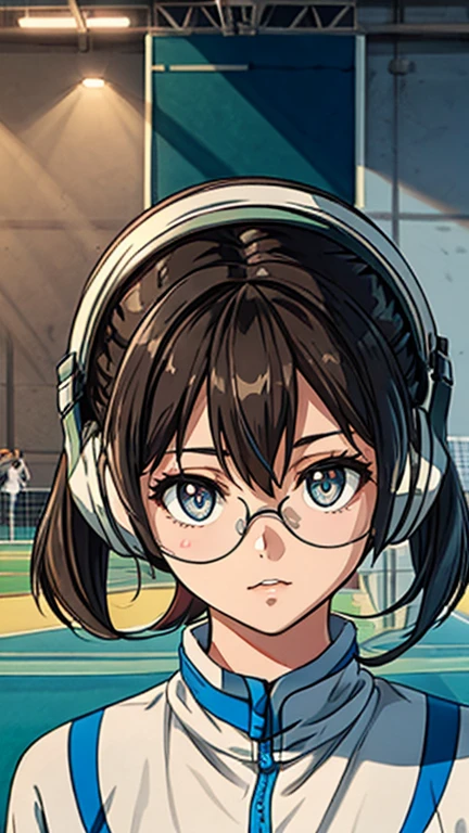 Ren Amamiya Persona,Boy Anime,football uniform, glasses, headphones on head