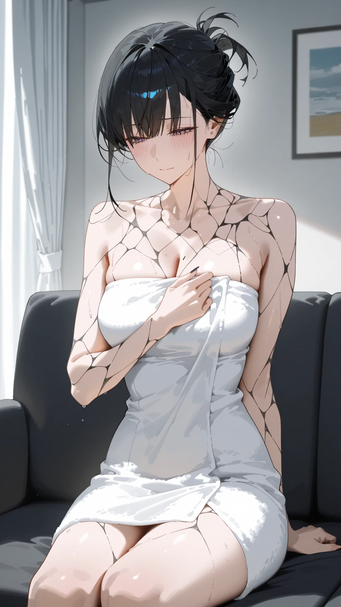 ((((((14 years old))))))、(((Aya Ueto : 1.3)))、(((A charming face)))、(((Young face)))、(((beautiful girl)))、(((A beautiful woman)))、Beautiful woman、Cute woman、((Innocent face))、((Ultra-detailed face))、((Detailed lips))、((Detailed eyes))、((double eyelid))、(((Beautiful Face)))、(((Beautiful, well-shaped eyes)))、(((Beautiful, well-shaped lips)))、Very Short Hair、ponytail、Pixie cut、BREAK、Completely naked、BREAK、((Wearing a transparent nightgown))、(Wearing a collar)、((Bound in chains))、BREAK、8 heads、(((slender)))、(((Slim body)))、(((Thin body)))、(((Slim woman)))、(((Flat Chest:1.2)))、BREAK、Photographic quality、Natural light、(フォトRealistic:1.4)、(Highest quality:1.2)、(Ultra-high resolution:1.2)、8K、RAW Photos、Realistic、High Detail、Film Grain、Detail Skin、Symmetrical、Delicate skin、Real human skin、pores、Super detailed、Detailed、(masterpiece : 1.2)、Thin face、Sharp Face、Small Face、Small face、Narrow shoulders、Small shoulders、Small shoulders幅、Slim shoulders、Narrow shoulders幅、Beautiful Japanese Woman、Beautiful Korean Woman、Slim womanモデル、Young Gravure Idol、Realistic young gravure idol、Young Sensual Gravure Idol、Young Pretty Gravure Idol、Japanese Model、Young Gravure Idol、((From the knee up))、(((Showing small breasts)))、(((She spreads her legs and shows her pussy)))、(((Leg spread)))、(arms behind back:1.0)、(((((having sex)))))、(((((Expressions of ecstasy : 1.0)))))、(((Squirting)))