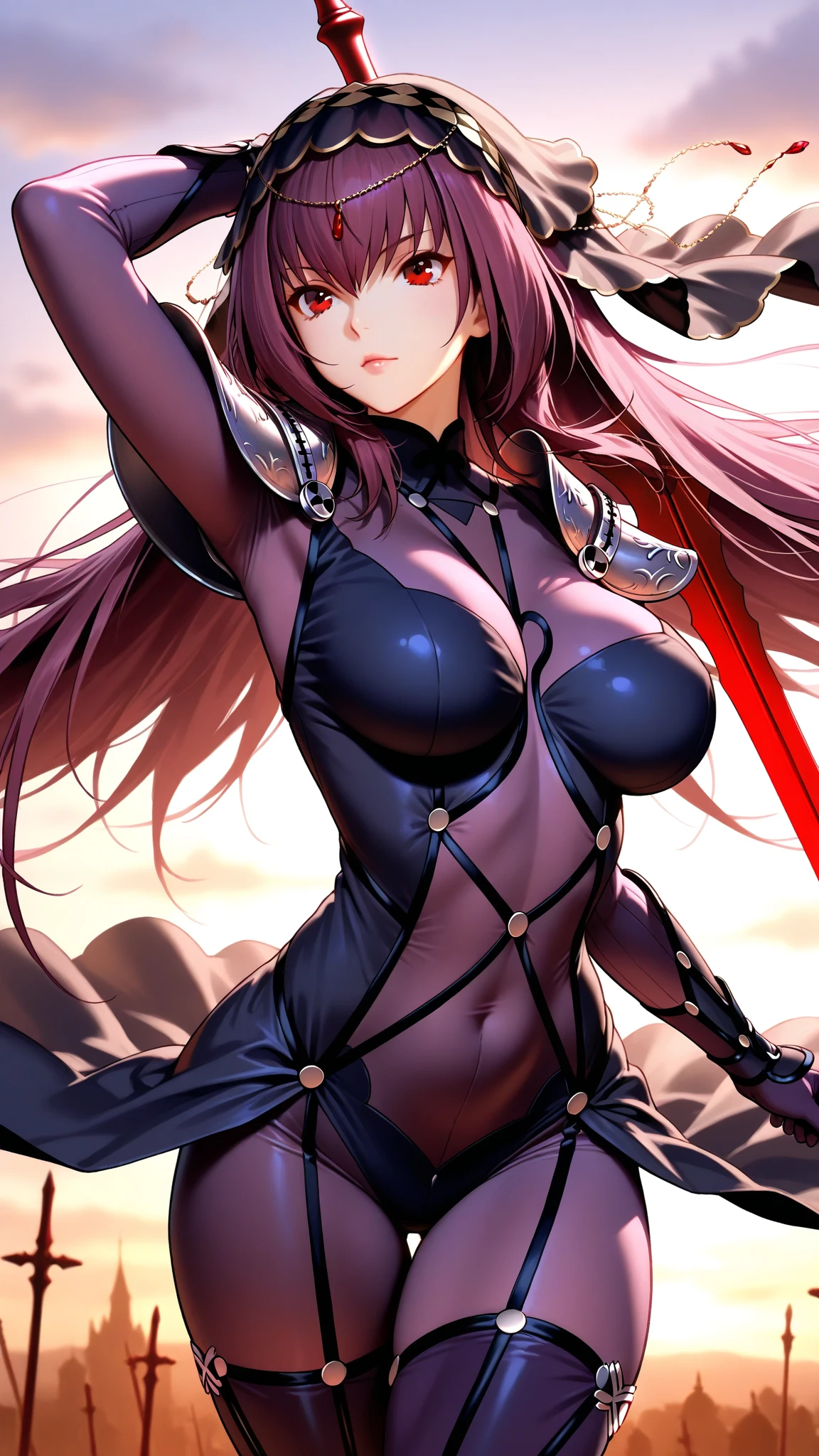 (Grainy:0.5), Cinematic,girl, Perverted, Detailed eyes, Detailed face, skin light, (Attractions:1.1), (hiding:1.1), (looking to side:1.1), Volumetric lighting, isolation, Dark lighting, More about red bioluminescence, More about green bioluminescence, More about blue bioluminescence、cleavage of the breast、gargantilha、Colossal tits、Yellow Eye、Black clothe、thighs thighs thighs thighs、A sexy、nudde、Red hair、Public institution、Detailed drawn nipples、Reveal madness、Holding a weapon in your hands、sword of the future
