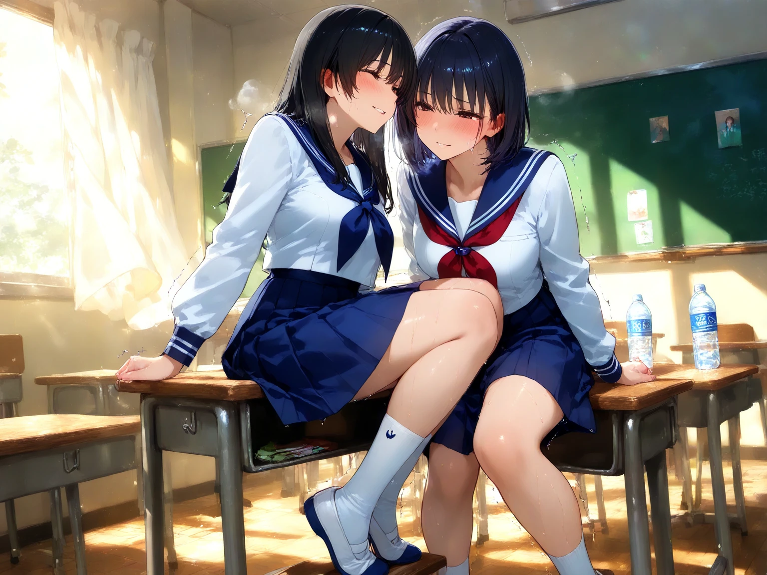 Lewd schoolgirl、((13 year old girl masturbating))、School、classroom、At my desk((NSfW Put a thick vibrator over your underwear and play with your lower body))、Ecstasy face、Agony、Lewd、Exhibitionism、A young girl with a baby face、((Love juice overflows from the vibrator))Hold down the skirt and go Agony、Drunken eyes、Young children、Lower grades of elementary school、(少しAngle from below)Soaking wet underwear、Wet underwear and vaginal secretions dripping、(Angle from below)Sweet smelling pussy juice