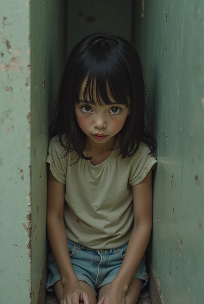 A poor girl lived in a small girl