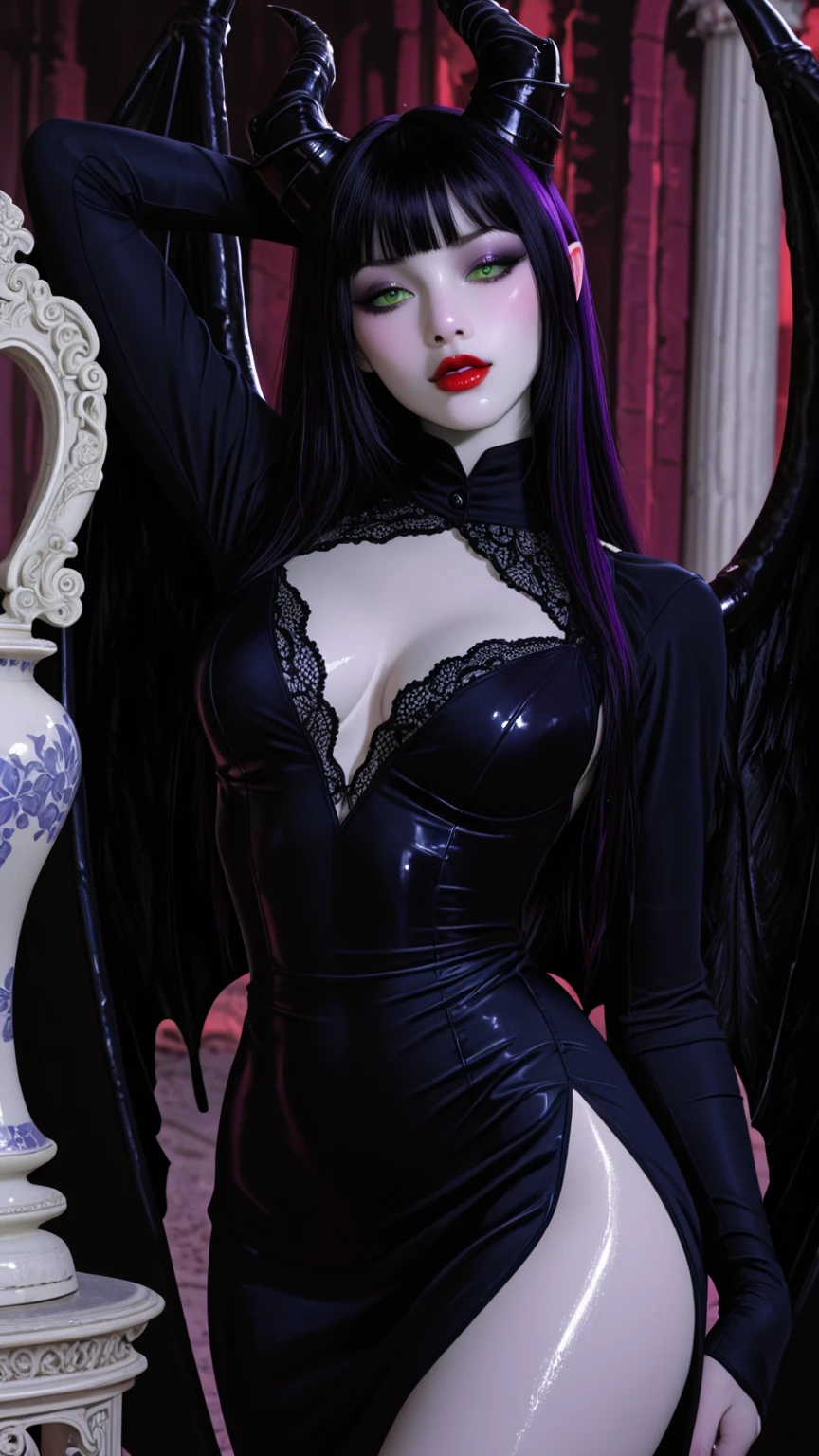 full upskirt photo of ((Morticia addams)), lace dress, white panties, big blue eyes, slim figure, pale skin, double eyelids, exquisite detail, 4k, Canon EOS, 85mm lens, sharp focus, shot from below, nsfw, hairy crotch, sitting in the floor spreading legs, (Layer Cut, Big:1.2), (Crisp Focus: 1.2), Highly Detailed Face and Skin Texture, Detailed Eyes, masterpiece, high resolution, wide light, sharp focus, hyper detailed POV, nikon d850, camera f1.6 lens , rich colors , hyper realistic , lifelike texture, dramatic lighting , cinestill 800,