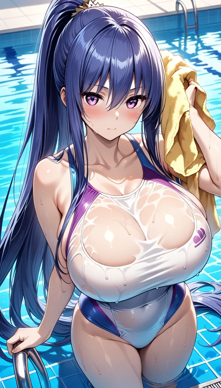 1girl, nsfw, furuderika, long hair, purple eyes, blue hair, blunt bangs,, , large breasts, nipple, Running, ,, Heavy snowfall area frozen (Sweating profusely, Love juice, Wet Woman, female ejaculation) mountain Alone, , Naked, solo, 1girl, amusement park ,, , Peeing, lactation, projectile lactation