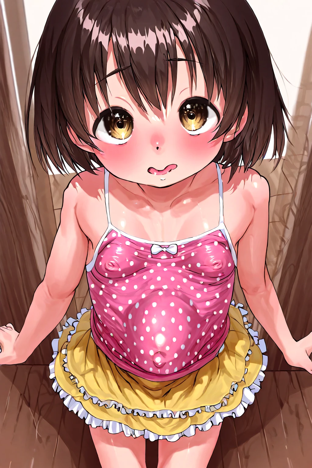 And soul、Stickers、1 beautiful 3 year old girl、a bit、(((Baby Face:1.85、Baby Face:1.85、Baby Face:1.85、Extreme close-up photo of super flat chest:1.85、Pink pajamas、I mainly draw small breasts.、Ultra-flat breasts乳首:1.85、A loving smile、Ultra-flat breasts:1.85、Short length、short hair、Photo from directly below)))、blush、Knee pillow、Ultra-flat breastsの乳首、Twin tails、Baby Face、Baby Face、Baby Face、Short length、Short length、Short length、Ultra-flat chest、Ultra-flat chest、Ultra-flat chest
