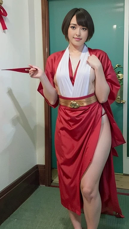 cowboy_pose,naughty, (iu:0.8),cleavage, RAW, Best quality, high resolution, Masterpiece: 1.3, Beautiful glasses pearl_skinned sexy hijabi javanese teen dressed as cardcaptor in magical land with lights, Masterpiece, Soft smile