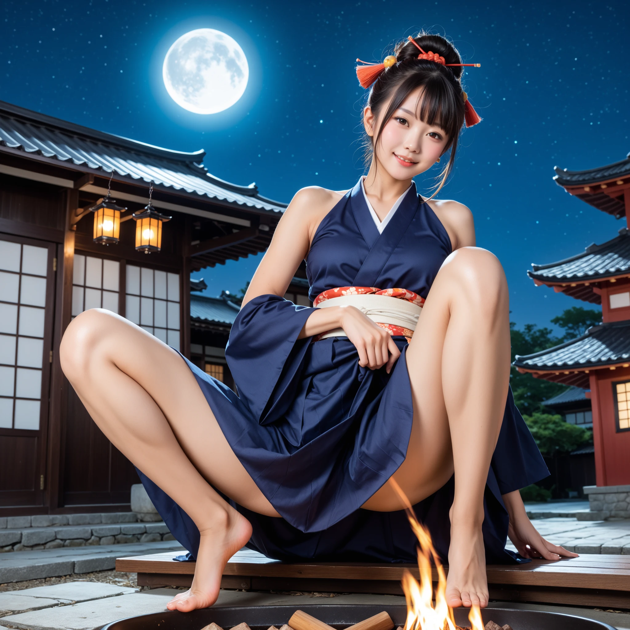 (Face shot of a naked slender small breasts dark silver long hair with swept bangs girl:1.5)、(Naked girl is soaking in a Japanese onsen outdoors with a small smile:1.5)、(Outdoor Japanese onsen with beautiful Japanese pampas grass and full moon night:1.5)、 (blurred background:1.5)、(8k ultra detailed master piece:1.5)、(Natural light and color:1.5)、(perfect ???????:1.5)、(Photorealistic stick:1.5)、(Raw photo:1.3)、(highest quality:1.5)、(High resolution:1.3)、(Delicate and beautiful perfect face:1.3)、(Delicate and beautiful eye air skin:1.3)、(Real Human Skin:1.3)、((thin legs))