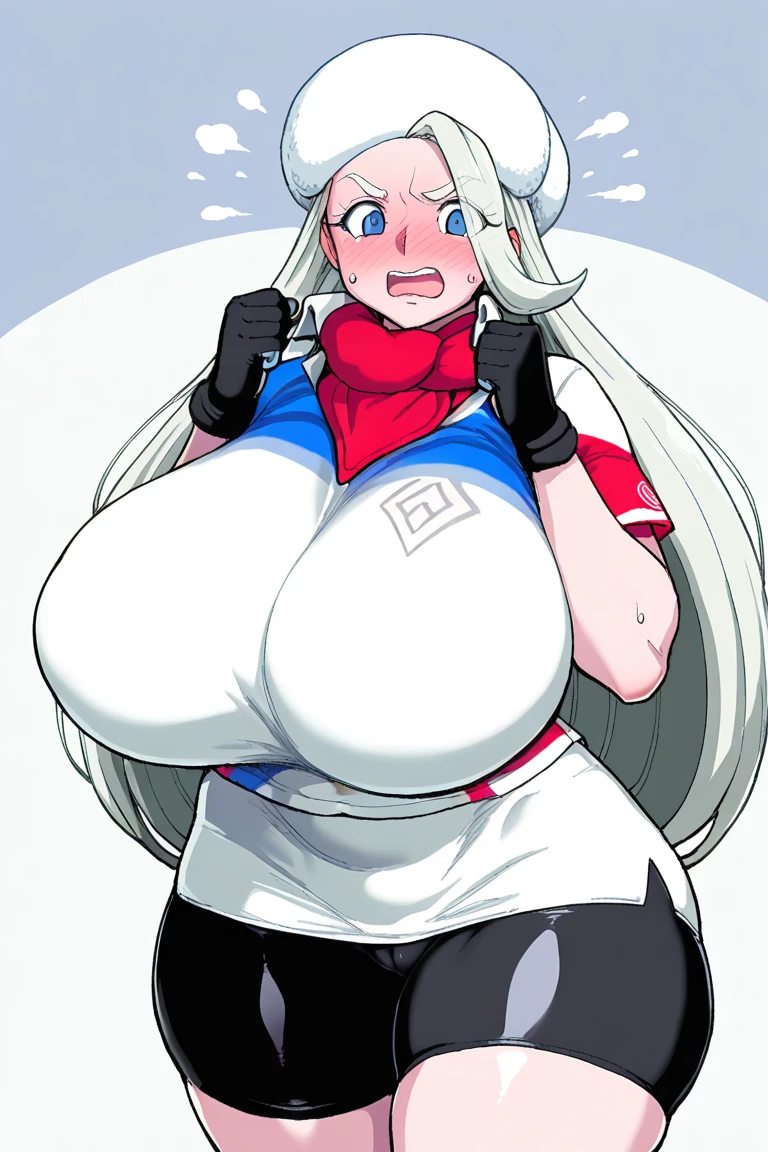 Big girl getting super fat with soda