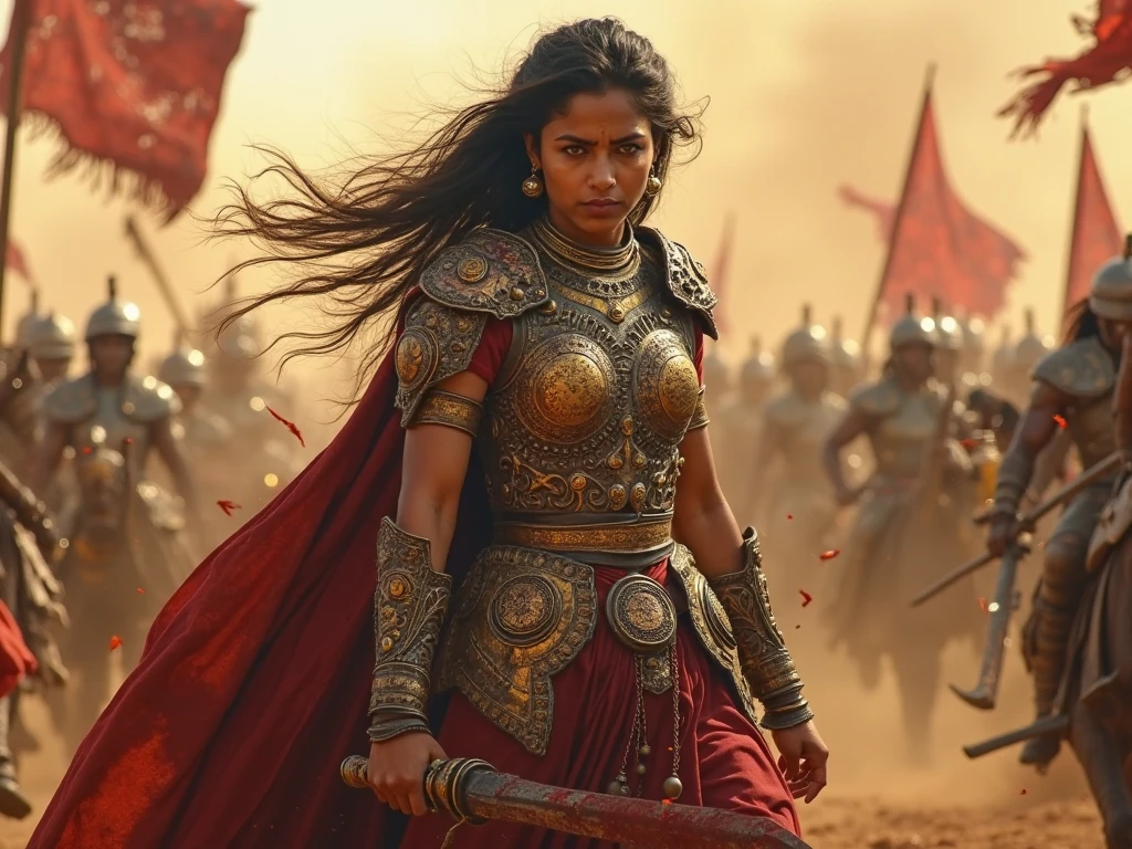 ancient Bangladesh, Bangladeshi female warriors, big boobs, historical setting, battle scene, cinematic, detailed, atmospheric, epic, concept art, wimmelbilder, matte painting, background landscapes, dramatic lighting, mist, photo-realistic, concept art, volumetric light, cinematic epic, rule of thirds, 35mm, 8k, corona render, movie concept art, octane render, cinematic, trending on artstation, movie concept art, cinematic composition, ultra-detailed, realistic, hyper-realistic, volumetric lighting, 8k