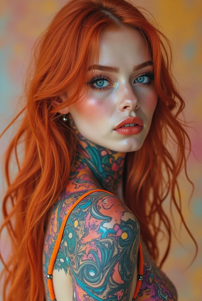Tattooed red head women