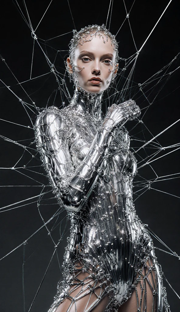 (line art:1.5)，a color，1 man on his kneels，femdom,model shoot style,abstract paintings, (extremely detaild的 CG unified 8k wallpapers), A chaotic storm of lines rises from the complex liquid smoke overhead, Stylized abstract portrait of beautiful girl,heavy metal style，postmodern industrial style，ultra-realistic realism，Image of beautiful woman sculpture made from thin metal wire, golden curve structure, Woman sculpture made of wire, beautiful girl on top
