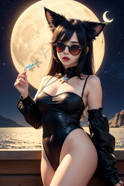 Artoria Pendragon、Lancer Alter、spear alter、Artoria Pendragon, Artoria Pendragon(lancer alter)、beautiful face, lancer alter、1 girl,Supervillains、elegant adult woman、hot spring、bath、open-air bath、naked体、skin、naked、全naked、night、moon、sex appeal、Bewitching、open the thighs、front