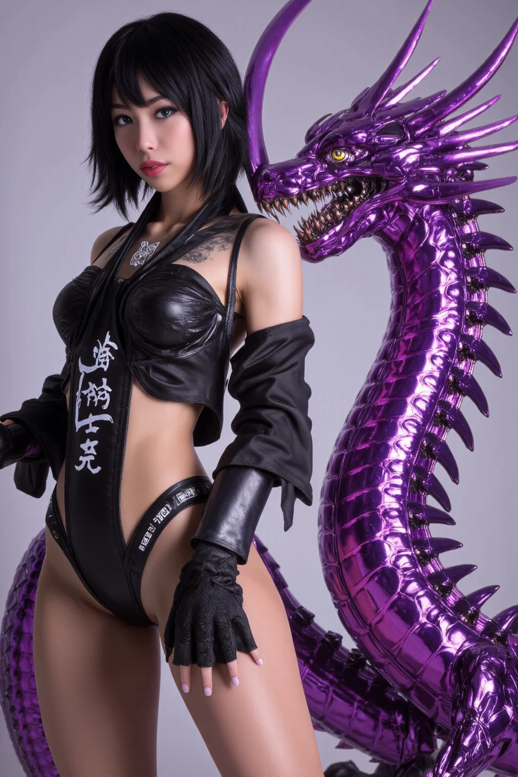 ((World of Darkness)),Professional , ​masterpiece、top-quality、photos realistic , depth of fields 、(((Fight dragons))),（Dragon Black Metal Body:1.9),(Latex Blue、（cleavage of the breast）,（Fight dragons）、Full Body Angle、(((Particles of light))),（Micro Bikini Armor:1.7),Gorgeous gold weapons ,（Fight dragons）、Seductive look、The face of the dragon is out、（blood splattere、Armpit、（(((With a magic wand))), ） , (((Wearing a black latex wizard hat))),（demonic wings）   ,（（a blond））、（Castle background）、（（Gangle's forest background））、Beautiful Caucasian beauty、１a person、Armpit、dynamic ungle,(((Detailed Gold Dragon Wizard Hat)))、Smaller head、A smile、Castle background、Thin and beautiful female hands、cleavage of the breast、Soldier in iron armor on background、Mystical expression、Light Effects、intense fighting、Wind-effect、magic circles、With the legendary magic wand、Dragon's tail、explosions、Toostock、Toostock、(Beautuful Women),