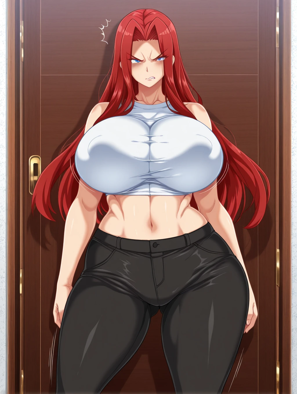 ((best quality)), ((masterpiece)), (detailed), (Artgerm inspired:1.2), (pixiv contest winner:1.1), (((cute muscular gigachad))), blush, pov
<lora:isekaiOneTurnKillNee_mayaIkusa:0.8> maya ikusaba, full body