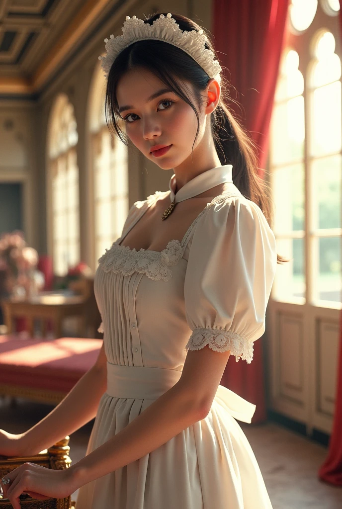 Best Quality, Masterpiece, Ultra High Resolution, (Photofidelity: 1.4), Original Photo, 1girl, Dress, Film Lighting, (Prairie: 1)