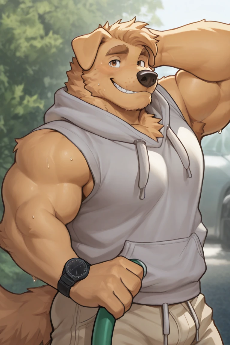 POV,top angle,sleep on stomach,lats,trapezius,butt lift,kemono, anthro (brown dog), male, (brown dog), muscular, back, red body, white belly ,sweat, ((correct anatomy)),stand up, sexy stand, beautiful beach, perfect beautiful beach background, perfect chair,1 boy, solo, wearing jockstrap, pain expression, canine tooth, hd, dark shadows, wide dynamic range, hdr, low light:1.2, front view, full body, canid, canine, canis, domesticbrown dog mammal, nordic sled brown dog, fullbody, full res, smile, lifeguard, wearing Tank top, full body, camera view, side view, full view, whistle, finger middle, finger, signal, perfect finger, look down at viewer