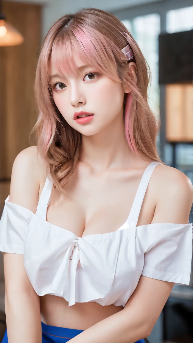 ((masterpiece), (best quality), ultra high res, (raw photo:1.2), (photorealistic:1.4), Exceptional detail, dramatic lighting, highres, 8k, absurdres, solo,
CNGirl_2, 1girl, ((pink hair)), long hair, on bed, lying, on back, sex, missionary, cowgirl position, 1boy, penis, penetration, vaginal, pussy,
<lora:CNGirl_2_20-000002:0.7>