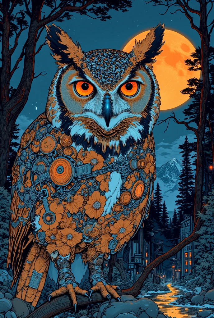 anthro, Award winning ultra realistic Full body watercolor painting of an (((Anthropomorphic))) evil ((steampunk)) owl, 10k high resolution, ink drips, Perfect skin, perfect hands, sss, high quality macro photo, none, <lora:epiNoiseoffset_v2:1>